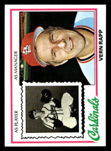 1978 Topps #324 Vern Rapp/ Near Mint+ RC Rookie  ID: 519962
