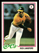 1978 Topps #327 Rick Langford DP Near Mint RC Rookie  ID: 519971