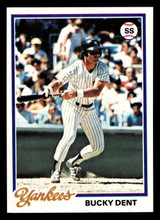 1978 Topps #335 Bucky Dent Near Mint+  ID: 520004