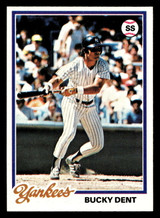 1978 Topps #335 Bucky Dent Near Mint 