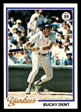 1978 Topps #335 Bucky Dent Near Mint+  ID: 520006
