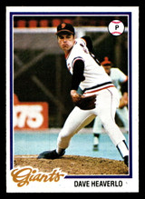 1978 Topps #338 Dave Heaverlo Near Mint  ID: 520017