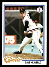 1978 Topps #338 Dave Heaverlo Near Mint  ID: 520018