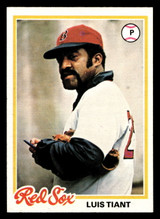 1978 Topps #345 Luis Tiant Near Mint  ID: 520046