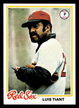 1978 Topps #345 Luis Tiant Near Mint+  ID: 520047