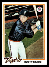 1978 Topps #370 Rusty Staub Ex-Mint  ID: 520145