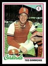1978 Topps #380 Ted Simmons Near Mint  ID: 520188