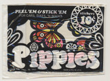 1969 Fleer Psychedelic Hippie Pippies Owl & Lady Bug Stickers 10-cent Cello Pack  #*sku37196w