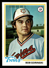 1978 Topps #386 Bob Gorinski Near Mint RC Rookie  ID: 520212