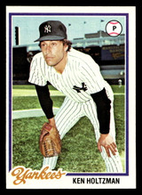 1978 Topps #387 Ken Holtzman Near Mint  ID: 520216