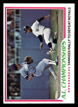 1978 Topps #411 A.L. Championships Near Mint  ID: 520313