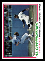 1978 Topps #411 A.L. Championships Near Mint  ID: 520314