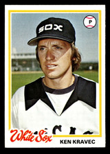 1978 Topps #439 Ken Kravec Near Mint+  ID: 520429
