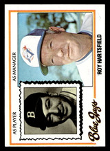 1978 Topps #444 Roy Hartsfield MG Near Mint  ID: 520448