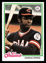 1978 Topps #459 Charlie Spikes Near Mint+ 