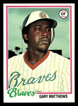 1978 Topps #475 Gary Matthews Near Mint  ID: 520573