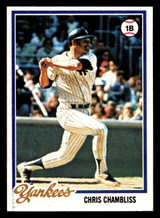 1978 Topps #485 Chris Chambliss Ex-Mint  ID: 520615