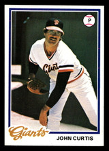 1978 Topps #486 John Curtis Near Mint 
