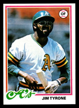 1978 Topps #487 Jim Tyrone Near Mint  ID: 520622