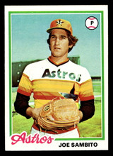 1978 Topps #498 Joe Sambito Near Mint  ID: 520665
