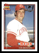 1991 Topps Desert Shield #151 Tom Browning NM-Mint 