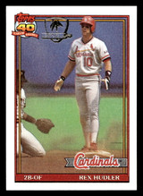 1991 Topps Desert Shield #228 Rex Hudler NM-Mint 