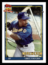 1991 Topps Desert Shield #347 Greg Vaughn Near Mint+ 