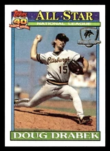 1991 Topps Desert Shield #405 Doug Drabek AS Near Mint+ 
