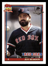 1991 Topps Desert Shield #605 Jeff Reardon NM-Mint 