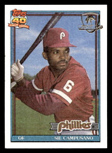 1991 Topps Desert Shield #618 Sil Campusano Ex-Mint 