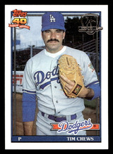 1991 Topps Desert Shield #737 Tim Crews NM-Mint 