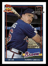 1991 Topps Desert Shield #742 Tommy Gregg Near Mint 
