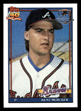 1991 Topps Desert Shield #772 Kent Mercker UER Near Mint  ID: 521019