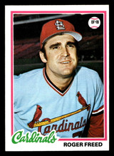 1978 Topps #504 Roger Freed Near Mint  ID: 521040