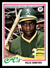 1978 Topps #507 Willie Crawford Near Mint  ID: 521049
