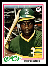 1978 Topps #507 Willie Crawford Near Mint  ID: 521051