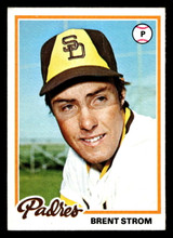 1978 Topps #509 Brent Strom Ex-Mint  ID: 521058