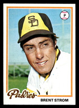 1978 Topps #509 Brent Strom Near Mint  ID: 521059