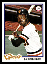 1978 Topps #512 Larry Herndon Near Mint  ID: 521069