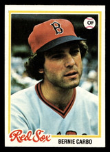 1978 Topps #524 Bernie Carbo Near Mint  ID: 521118
