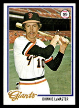 1978 Topps #538 Johnnie LeMaster Near Mint  ID: 521176