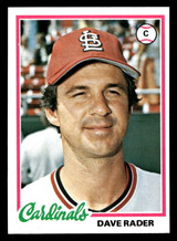 1978 Topps #563 Dave Rader Near Mint  ID: 521277