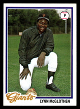 1978 Topps #581 Lynn McGlothen Near Mint  ID: 521351