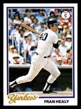 1978 Topps #582 Fran Healy Near Mint+  ID: 521353
