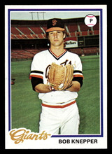 1978 Topps #589 Bob Knepper Near Mint+ RC Rookie 