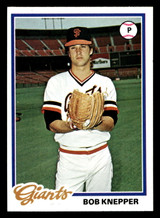1978 Topps #589 Bob Knepper Near Mint RC Rookie  ID: 521382