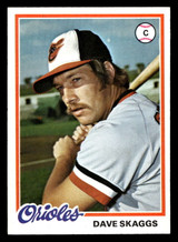 1978 Topps #593 Dave Skaggs Near Mint RC Rookie  ID: 521398