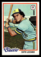 1978 Topps #595 Sixto Lezcano Near Mint+  ID: 521406