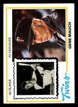 1978 Topps #601 Gene Mauch MG Ex-Mint 