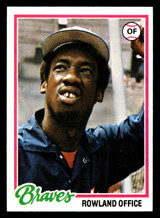 1978 Topps #632 Rowland Office Near Mint  ID: 521545